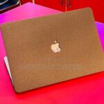 Macbook Hard Case With Brown Fabric Texture Finish Cover in Dar es Salaam, Tanzania
