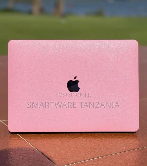 Macbook Hard Case Soft Pink Leather Texture Matte Cover in Dar es Salaam, Tanzania
