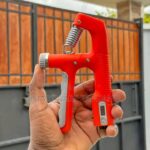 Red Hand Grip Strengthener Adjustable 10-100kg Lcd Counter in Dar es Salaam, Tanzania