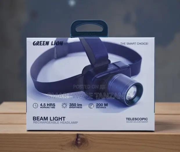 Green Lion Rechargeable Headlamp 350lm Led Beam Light Adjustable in Dar es Salaam, Tanzania