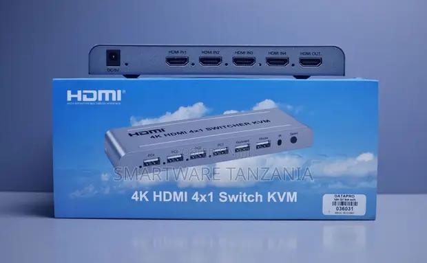 Hdmi 4×1 Kvm Switch 4 Pc One Monitor Usb Keyboard in Dar es Salaam, Tanzania