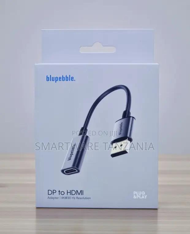 Blupebble Displayport To Hdmi Adapter 30hz Plug Play in Dar es Salaam, Tanzania
