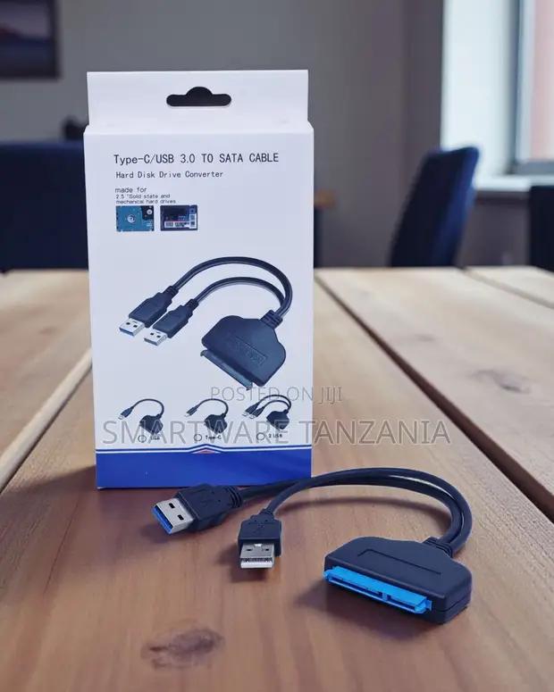 Dual Usb To Sata Cable Hdd Ssd Converter For 2.5 Inch Drive in Dar es Salaam, Tanzania
