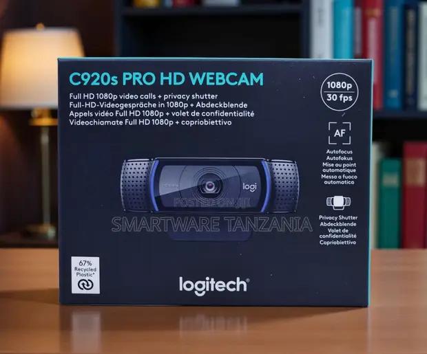 Logitech C920s Pro Hd Webcam 1080p Autofocus Privacy Shutter in Dar es Salaam, Tanzania