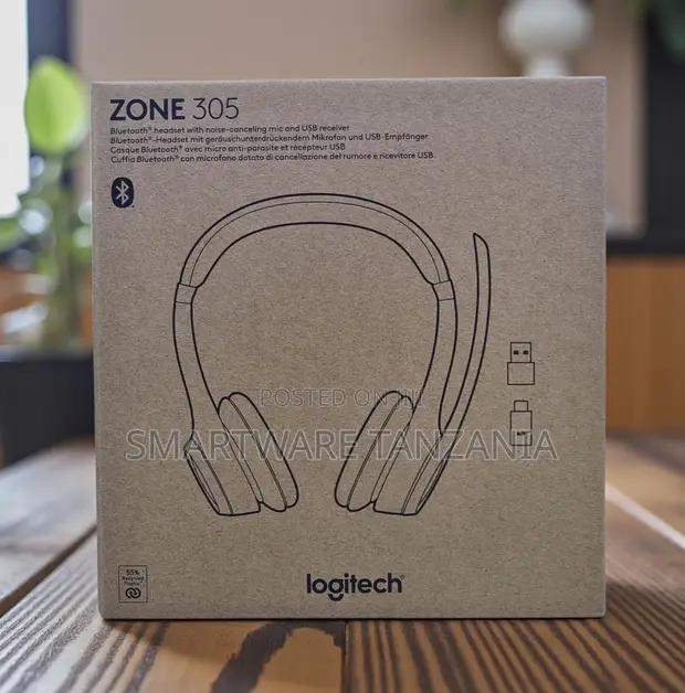 Logitech Zone 305 Bluetooth Headset Noise Cancel Usb Receiver in Dar es Salaam, Tanzania