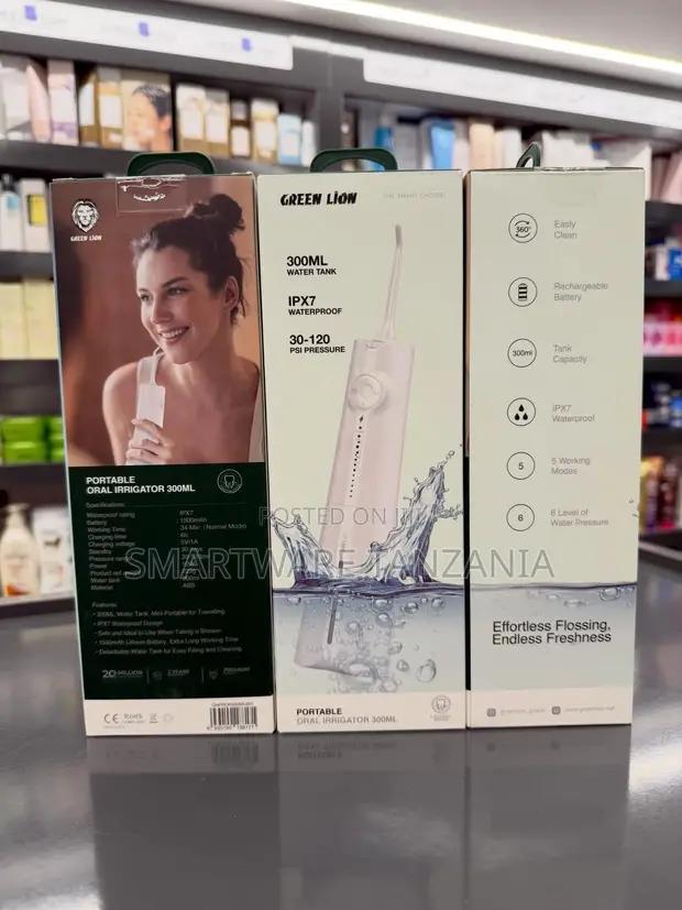Green Lion Portable Oral Irrigator 300ml High Pressure Waterproof in Dar es Salaam, Tanzania