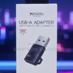 Yesido Gs34 Usb-a to Usb-C Female Adapter 18w With Lanyard in Dar es Salaam, Tanzania