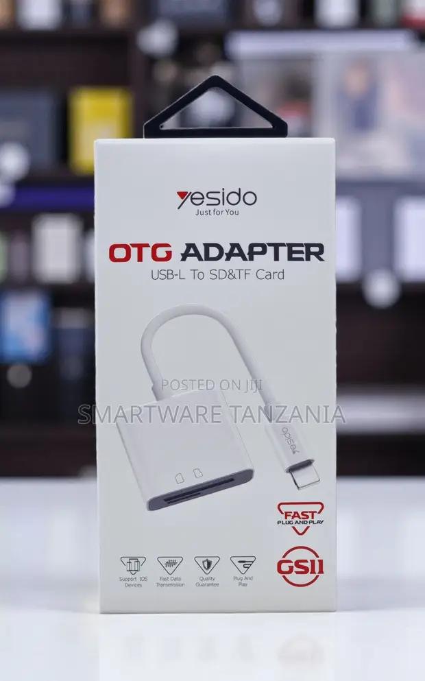 Yesido Gs11 Lightning to Sd Tf Card Reader Otg for iPhone in Dar es Salaam, Tanzania