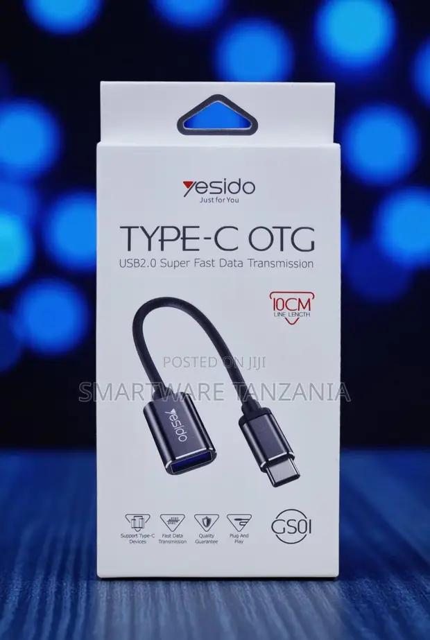 Yesido Gs01 Type-C Otg Cable Usb2.0 for Android Laptop in Dar es Salaam, Tanzania