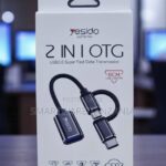 Yesido Gs02 2 in 1 Otg Cable Type-C Micro Usb to Usb-A in Dar es Salaam, Tanzania