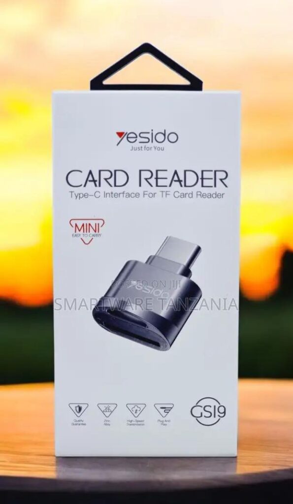 Yesido Gs19 Mini Type-C Tf Card Reader Zinc Alloy Plug Play in Dar es Salaam, Tanzania