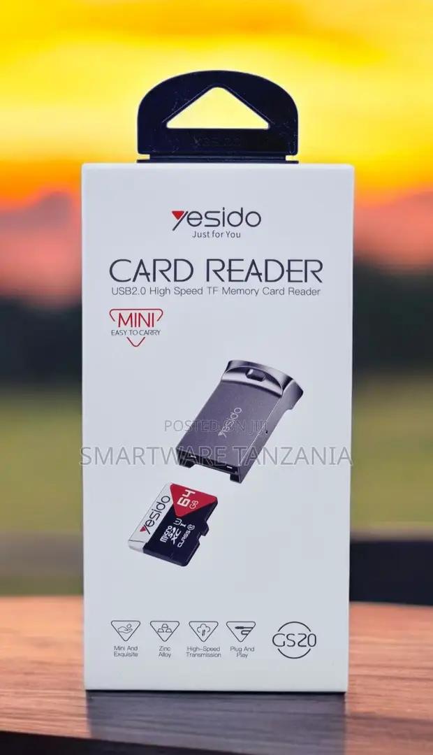 Yesido Gs20 Mini Usb2.0 Tf Micro Sd Card Reader Zinc Alloy in Dar es Salaam, Tanzania