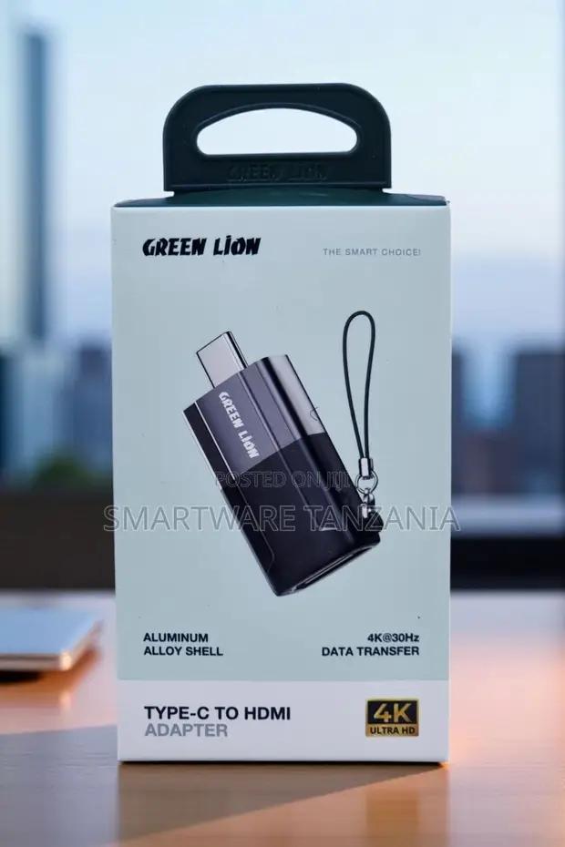 Green Lion Usb-C to Hdmi Adapter 30hz Aluminum Alloy in Dar es Salaam, Tanzania