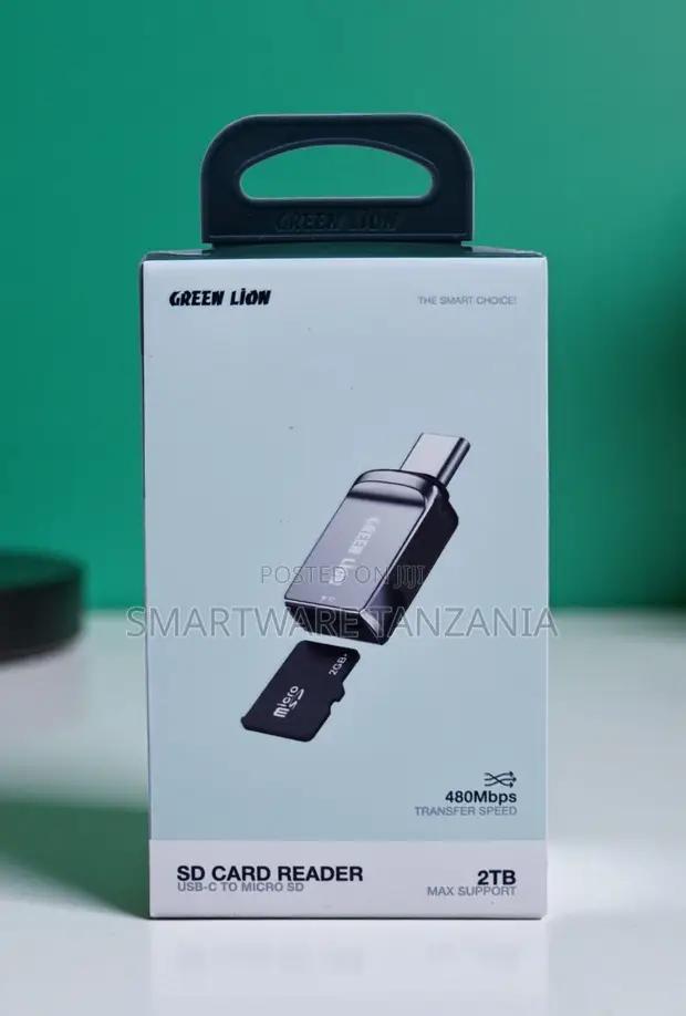 Green Lion Usb-C Micro Sd Card Reader 480mbps 2tb Support in Dar es Salaam, Tanzania
