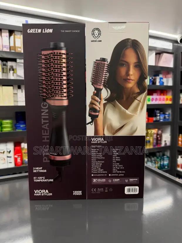 Green Lion Viora Hair Styler Brush With Heat Settings 1200w Power in Dar es Salaam, Tanzania