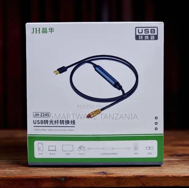 Jh Usb to Optical Toslink Fiber Optic Cable Dac Converter in Dar es Salaam, Tanzania