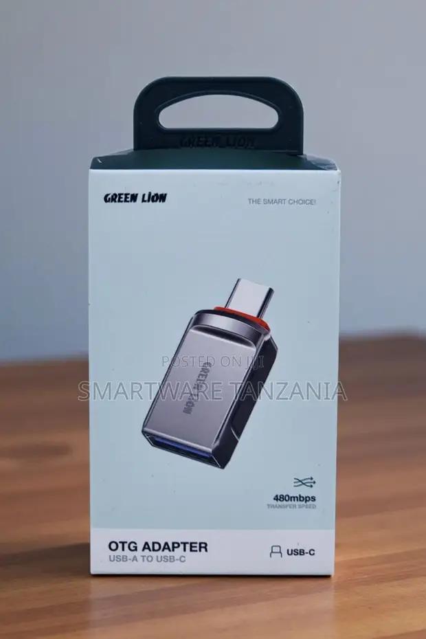 Green Lion Otg Adapter Usb-a to Usb-C 480mbps Aluminum in Dar es Salaam, Tanzania