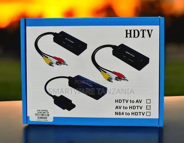 Av to Hdmi Converter Adapter 720p 1080p for Tv Rca Input in Dar es Salaam, Tanzania