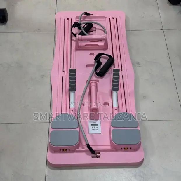 Foldable Home Fitness Board Pink With Resistance Bands Stepper in Dar es Salaam, Tanzania