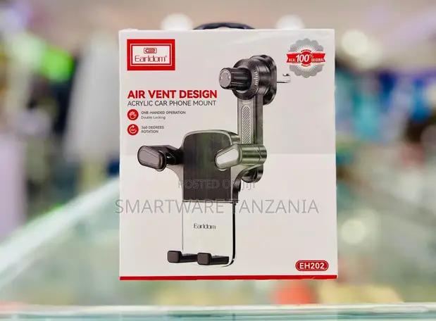 Earldom Eh202 Air Vent Car Phone Mount 360 Rotation Double Lock in Dar es Salaam, Tanzania