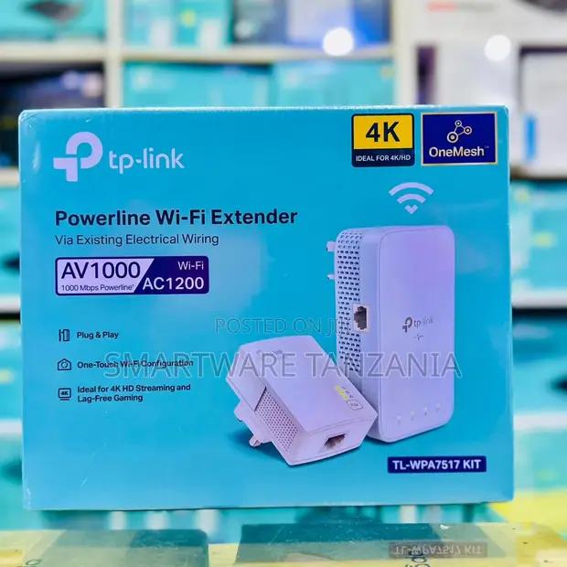 Tp-link Tl-wpa7517 Kit Av1000 Powerline Wi-fi Extender Kit in Dar es Salaam, Tanzania