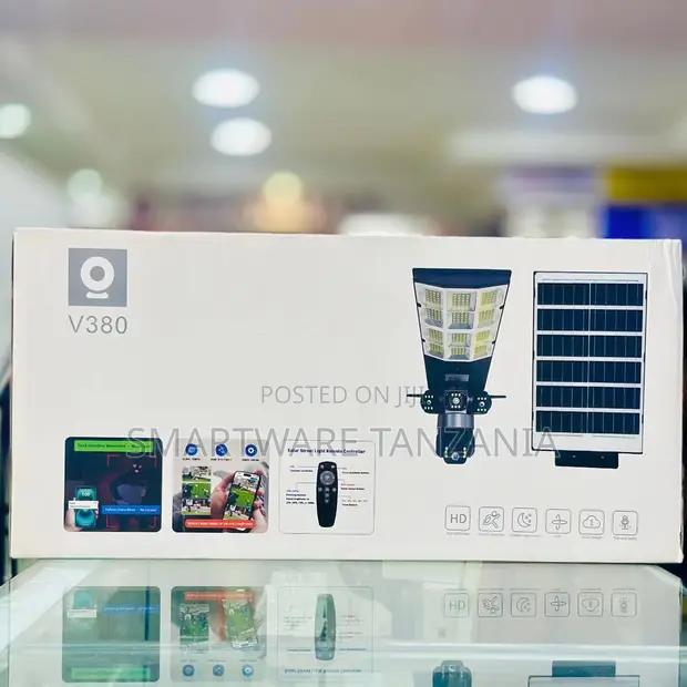 Cross Fire V380 8mp 4g Solar Ptz Security Street Light Camera in Dar es Salaam, Tanzania