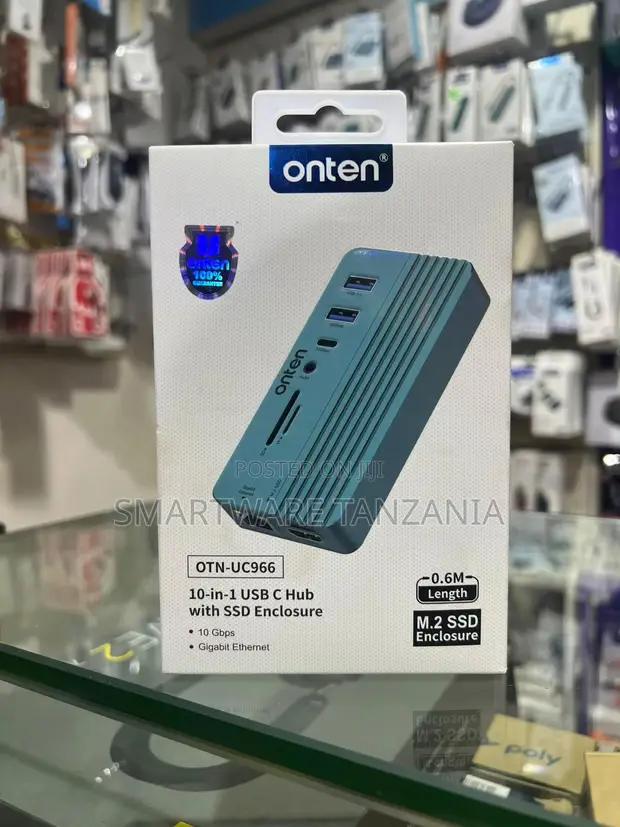 Onten Otn-uc966 10-in-1 Usb-c Hub With M.2 Ssd Enclosure in Dar es Salaam, Tanzania