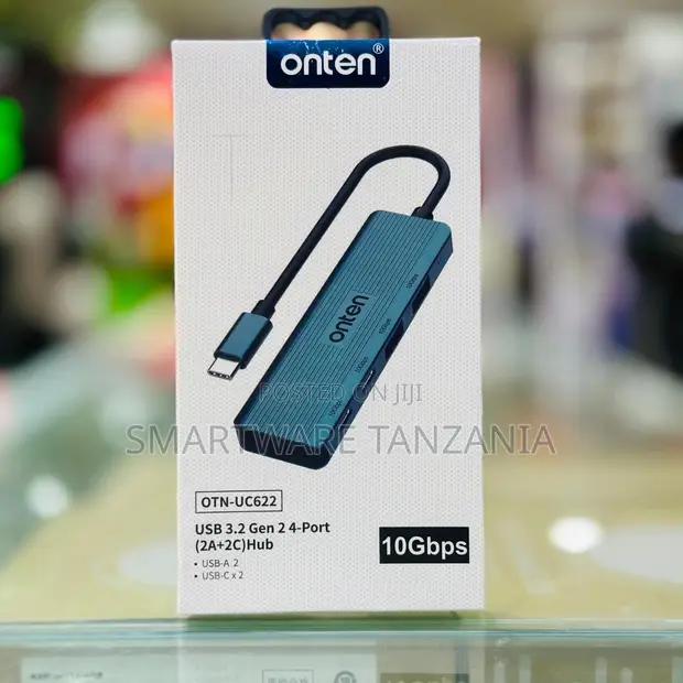 Onten Otn-uc622 Usb 3.2 Gen 2 4-port Hub 10gbps Usb-c in Dar es Salaam, Tanzania