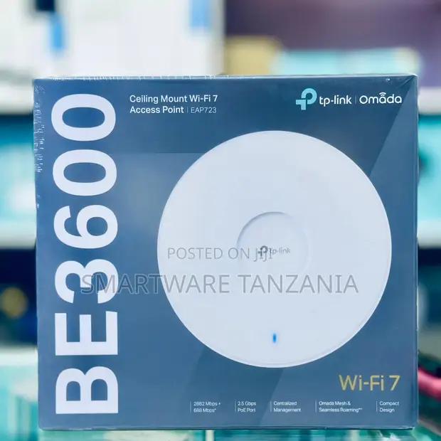 Tp-link Omada Eap723 Be3600 Wi-fi 7 Ceiling Access Point in Dar es Salaam, Tanzania