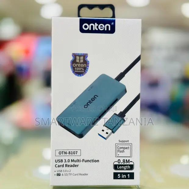 Onten Otn-8107 Usb 3.0 5-in-1 Card Reader Cf Sd Tf 0.8m in Dar es Salaam, Tanzania