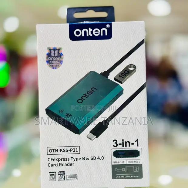 Onten Otn-kss-p21 3-in-1 Cfexpress Type B Sd 4.0 Usb-c Reader in Dar es Salaam, Tanzania